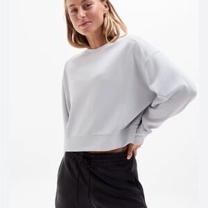 Athelta Women's seasoft rib crewneck sweatshirt XS